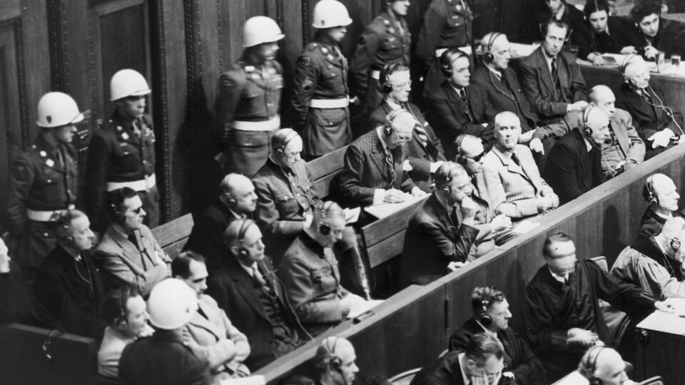 Кадр из документального кинофильма "Суд народов"
