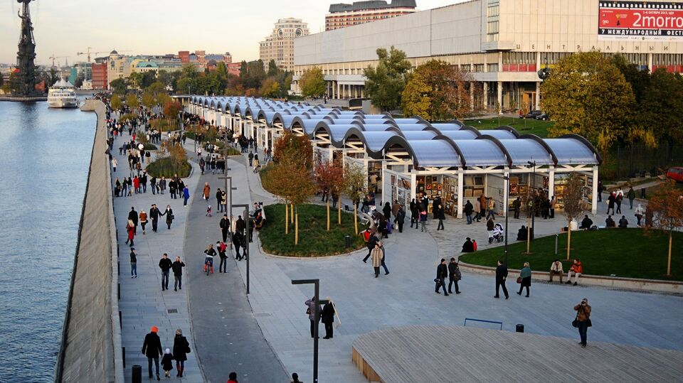 Крымская набережная после реконструкции