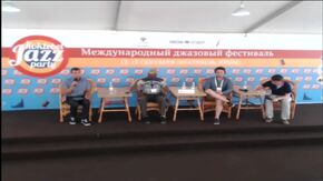 Пресс-конференция участника фестиваля Koktebel Jazz Party Сlub des Belugas