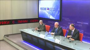 Пресс-конференция министра иностранных дел Государства Палестина Рияда Аль-Малики