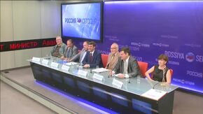 Пресс-конференция по итогам XI Международного фестиваля документальных фильмов и телепрограмм "Победили вместе"