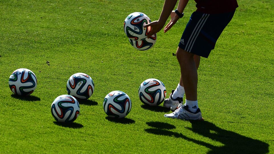 Футбол. Чемпионат мира. Тренировка сборной России