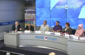 Пресс-конференция, посвященная благотворительному концерту "Женщина – хранительница мира и домашнего тепла!