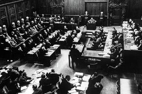 Заседание Международного военного трибунала