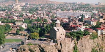 Панорама Тбилиси. Архивное фото