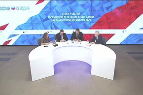 Итоги участия российской делегации в заседании Парламентской ассамблеи ОБСЕ