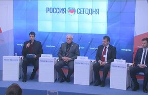 Пресс-конференция по итогам визита в Крым делегации бизнесменов и политиков из Германии