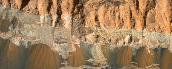 Снимок скал на Марсе