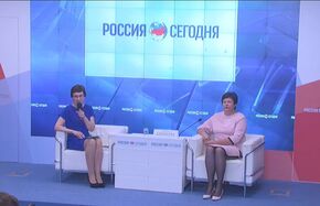 Пресс-конференция министра образования, науки и молодежи Республики Крым Натальи Гончаровой