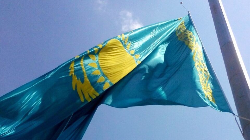 Флаг Казахстан