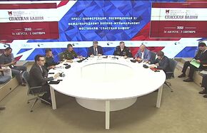Пресс-конференция, посвященная XI Международному военно-музыкальному фестивалю "Спасская башня"