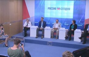 Пресс-конференция, посвященная приезду в Крым американской делегации