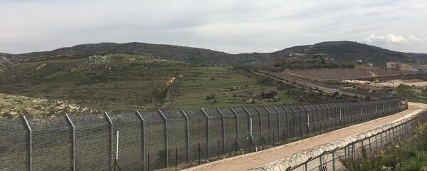 Линия разъединения Израиля и Сирии на Голанских высотах