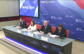 Пресс-конференция, посвященная IX Международному форуму Победителей "Великая Победа, добытая единством"