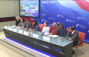 Пресс-конференция, посвященная Фестивалю дружбы "День Индии" в Сокольниках