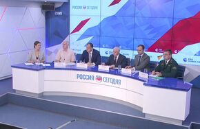 Брифинг представителей Рослесхоза о лесопожарной обстановке