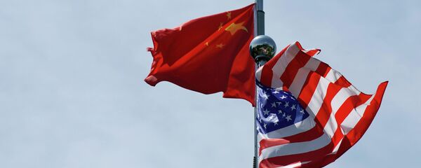 Флаги США и Китая