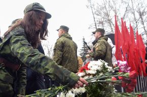 Открытие "Вахты Памяти-2015 " в Подмосковье